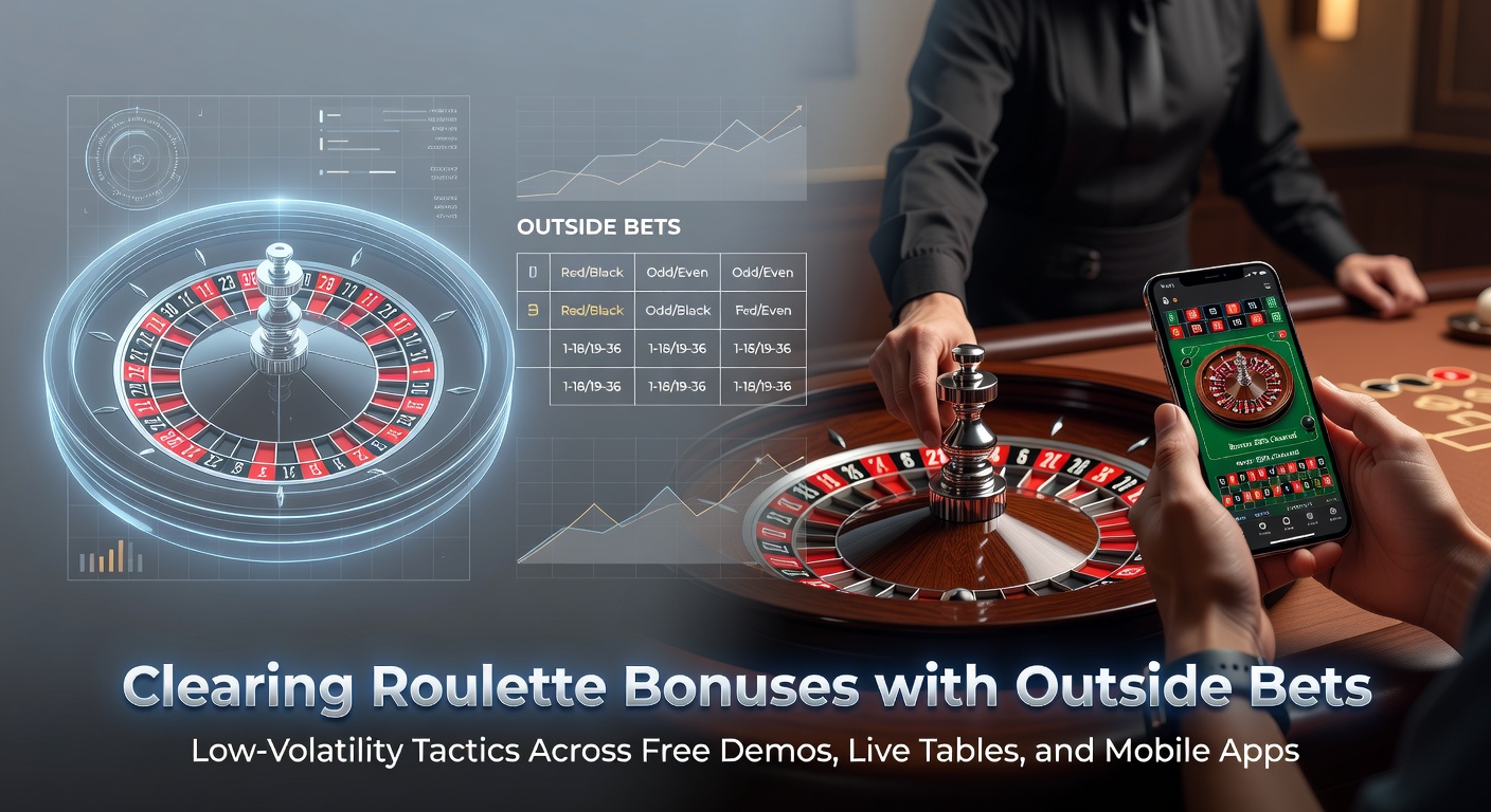 Roulette table displaying outside bets like red, black, odd, and even, with chips stacked for low-volatility wagering