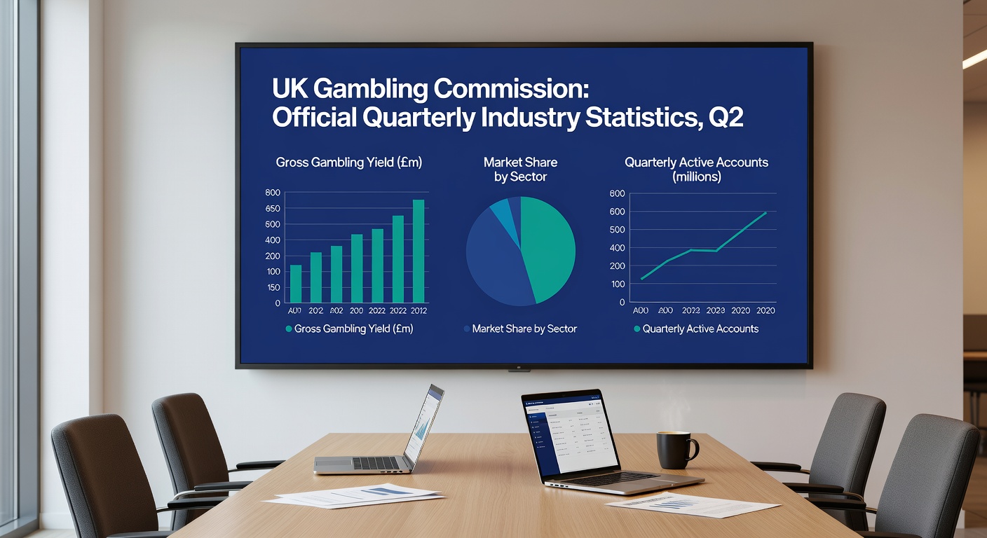 Line graph depicting remote versus non-remote GGY trends in the UK gambling sector for Q2 July-September 2025, with casino peaks visible