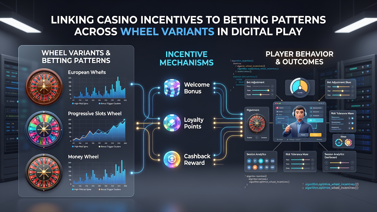Analytics dashboard displaying betting pattern shifts across roulette variants linked to active casino promotions
