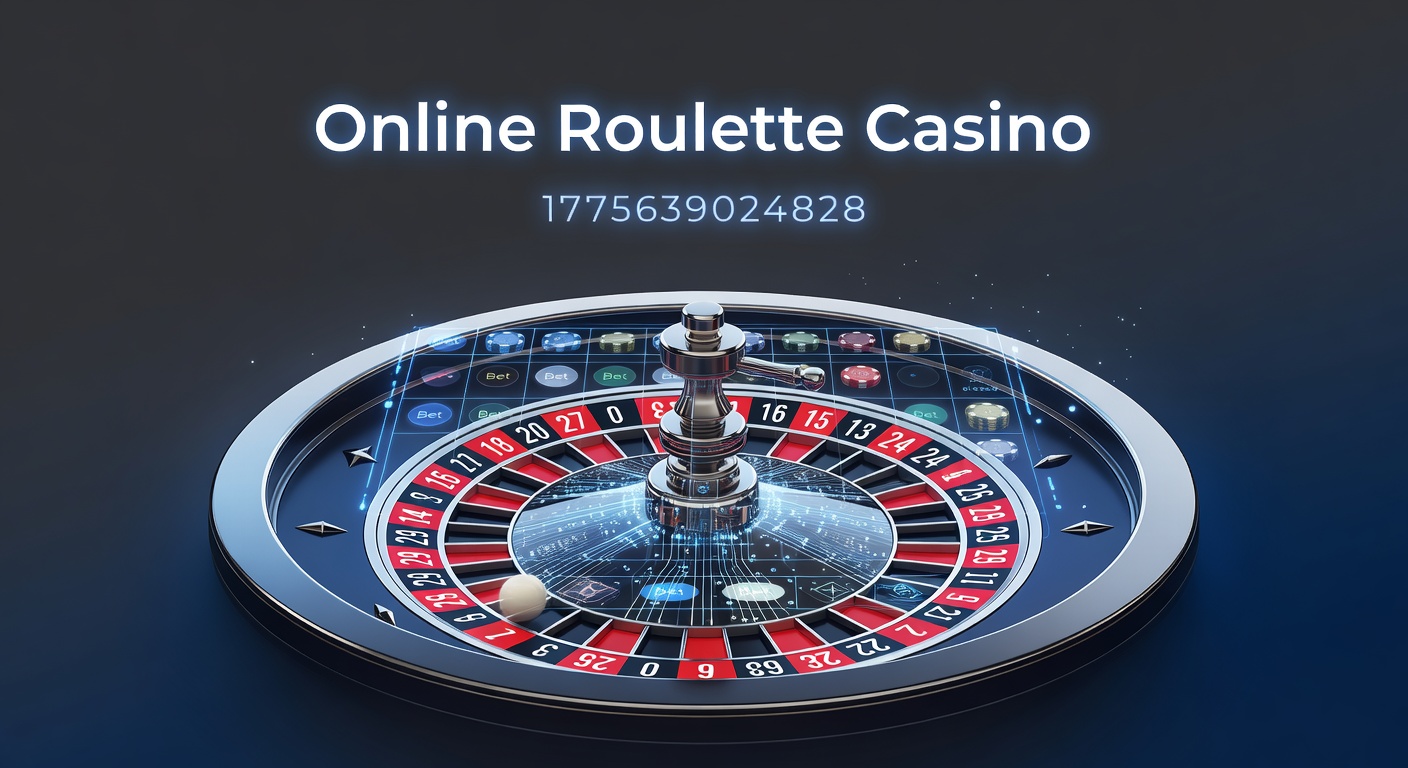 Vibrant online roulette table with digital wheel spinning and betting interface glowing on screen