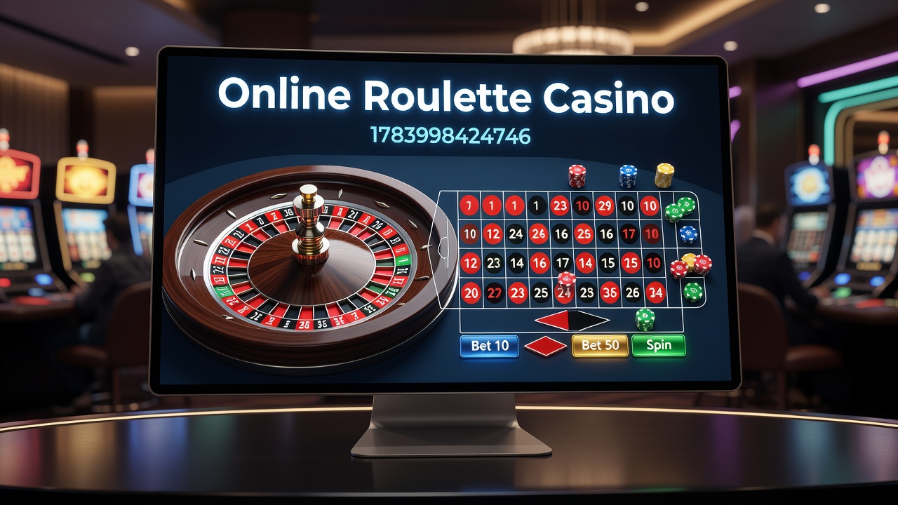 Overview of online roulette casino interface showing game tables and player options