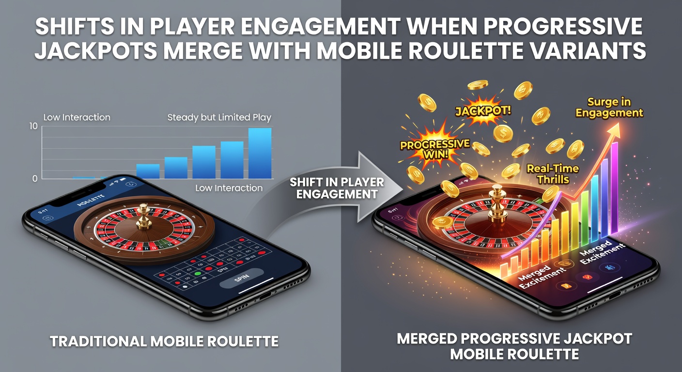 Mobile roulette screen displaying progressive jackpot counter alongside spinning wheel