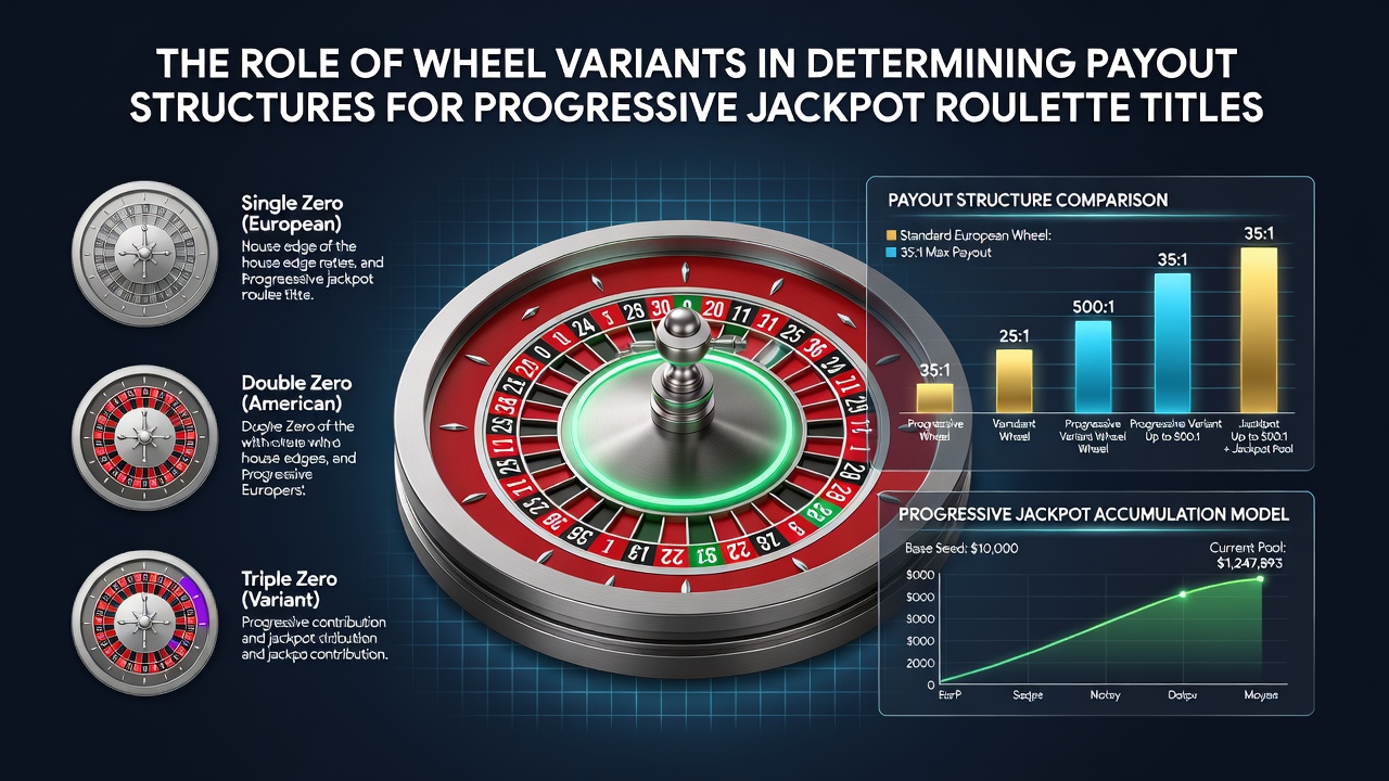 Different roulette wheel variants displayed side by side showing pocket configurations and zero placements
