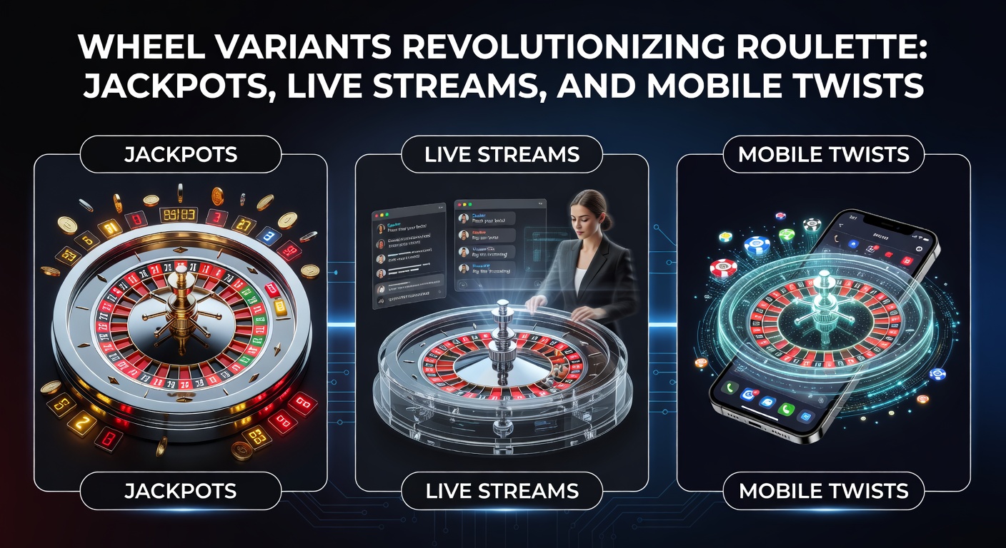 Dynamic roulette wheel variant with glowing jackpots and live stream overlays, showcasing multipliers and mobile interfaces