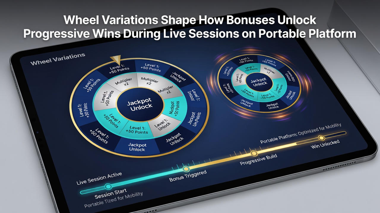 Live roulette table interface showing progressive jackpot indicators on a tablet during an active mobile session